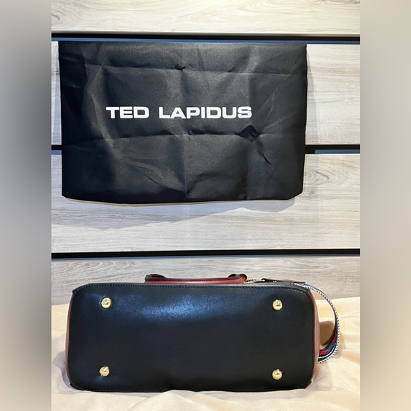 Ted Lapidus  Black and Burgundy Bag Color - Picture 5 of 6
